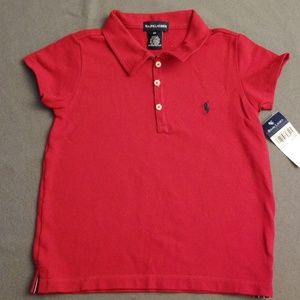 Girls Ralph Lauren Polo Shirt Size 6X New w tags